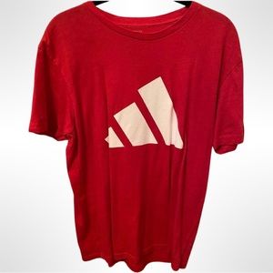 Adidas Men's Red T-Shirt M EUC